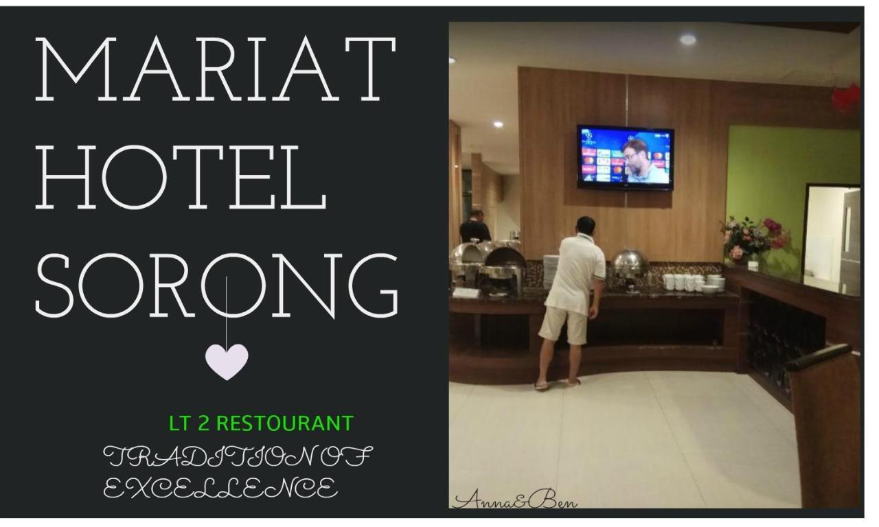 Hotel Mariat Sorong Esterno foto